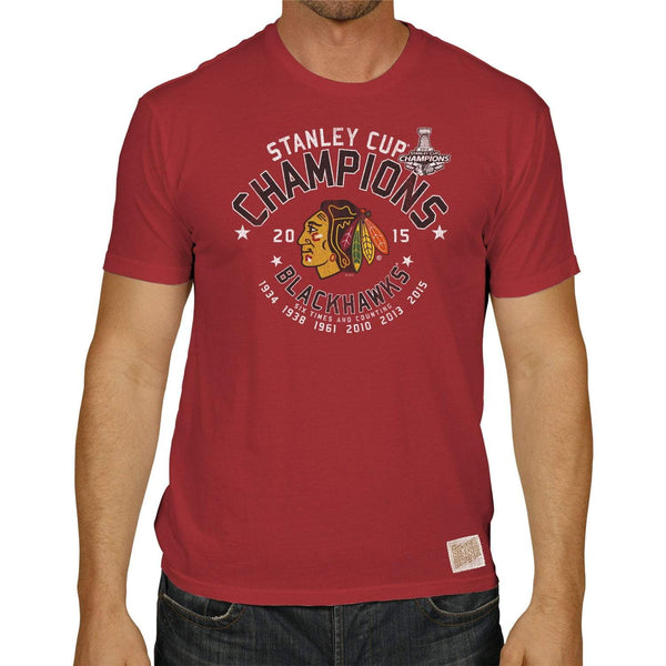 2015 Champions Stanley Cup Ice Hockey Chicago Blackhawks T-shirt