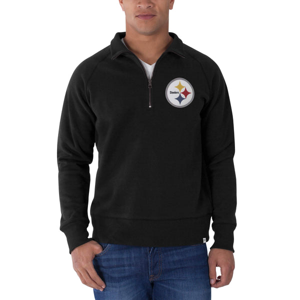 Pittsburgh Steelers '47 Brand Gamebreak Cross Check Fleece Hoodie