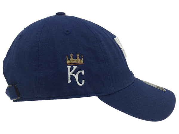 Kansas City Royals 2020 9TWENTY White w/Blue KC Logo Adjustable Hat by