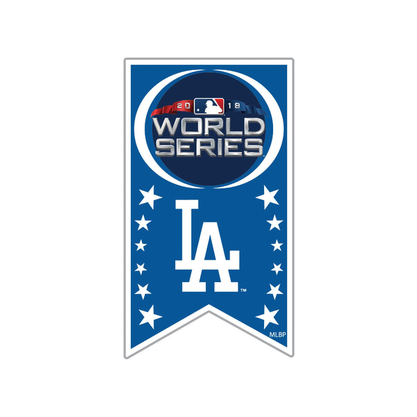 2020 MLB World Series Champions Banner Pin Los Angeles Dodgers