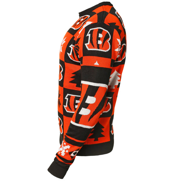 Cincinnati Bengals Ugly Black Sweater (Sweater Size: Small)