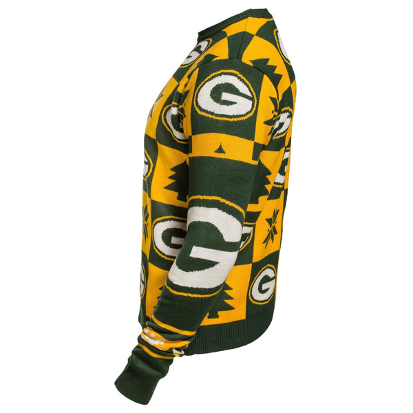 Green Bay Packers Forever Collectibles Christmas Jumper - Mens