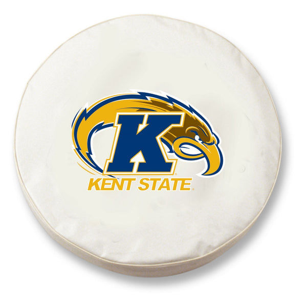 Kent State Golden Flashes HBS White Vinyl Fitted Car Tire Cover Sporting  Up
