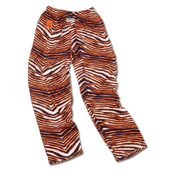 Detroit Lions ZUBAZ Blue White Vintage Zebra Logo Pants