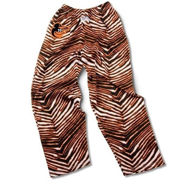 Illinois Fighting Illini Zebra Pant, Navy Blue/Orange