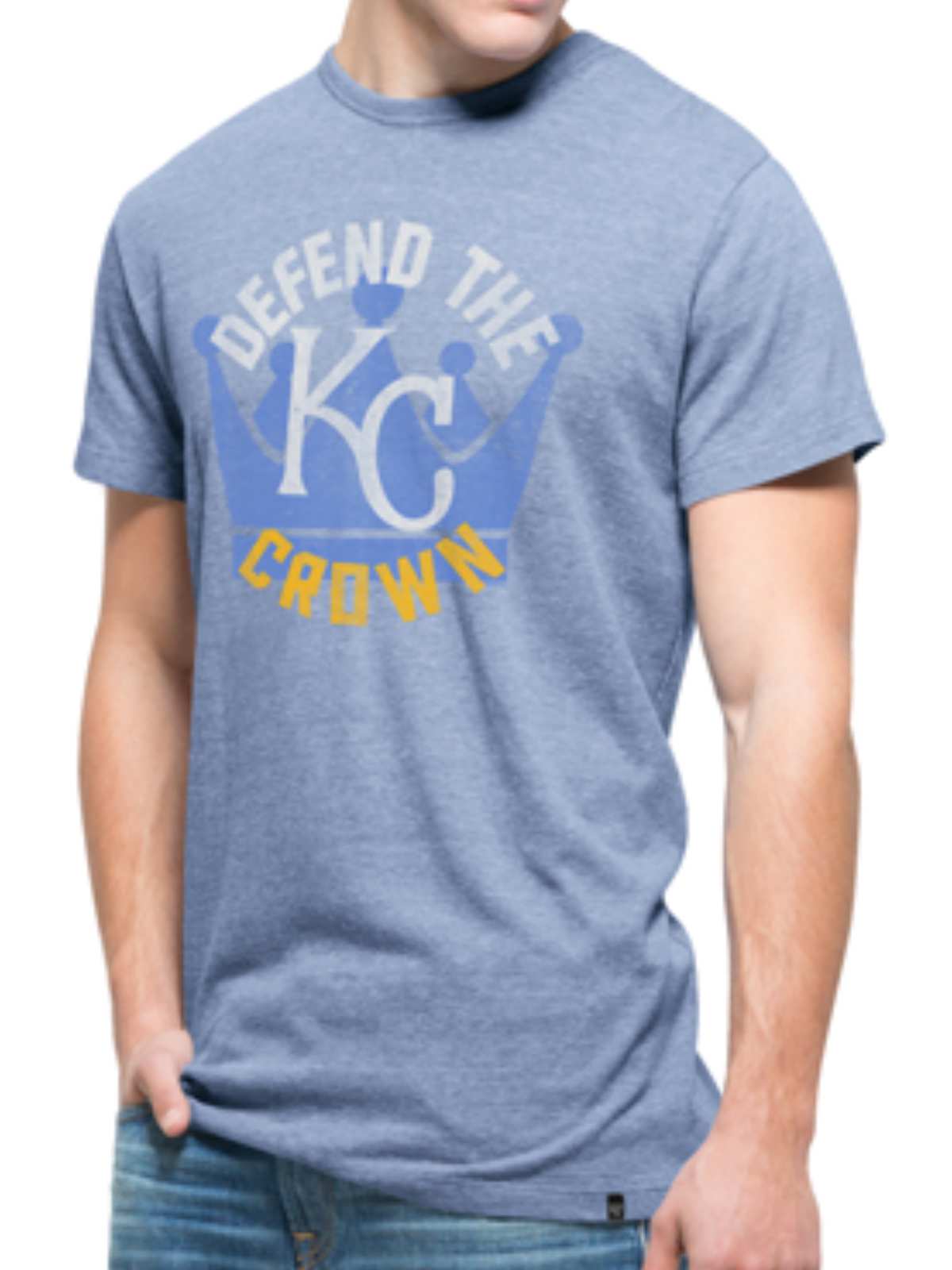 Kansas City Royals 47 Brand Blue Defend Crown Tri-Blend Tri-State