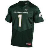 Colorado State Rams Under Armour #1 HeatGear Sideline Replica Football Jersey - Sporting Up