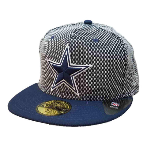 Dallas Cowboys New Era 59Fifty Gray & Navy Structured Flat Bill