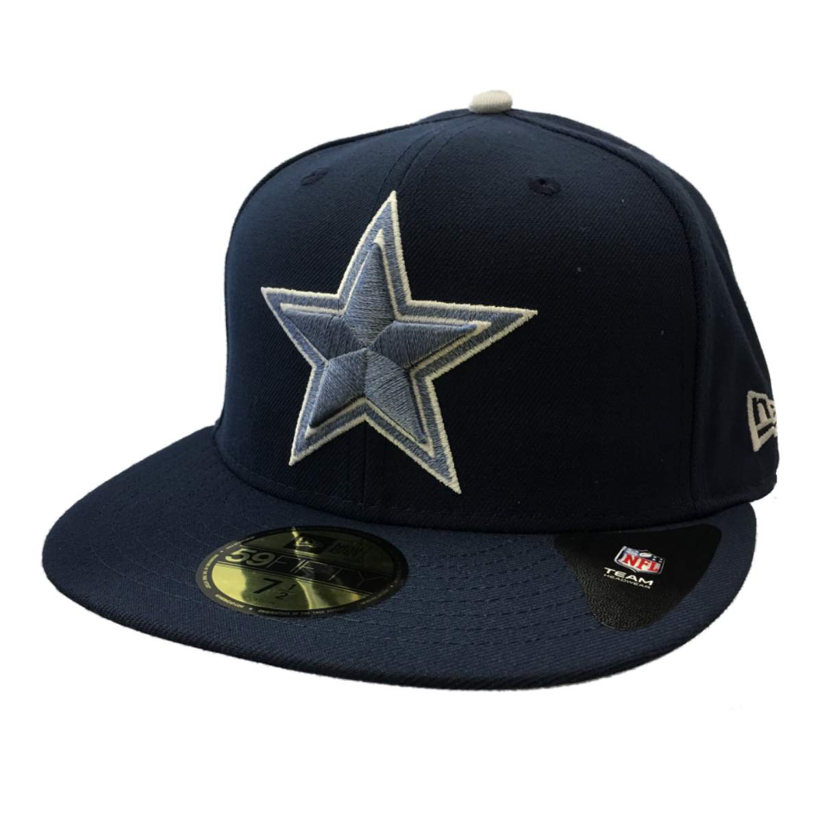 Dallas Cowboys New Era 59Fifty Navy Blue Structured Flat Bill Hat