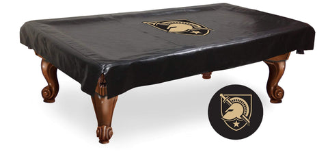 Army Black Knights HBS Black Vinyl Billiard Pool Table Cover - Sporting Up