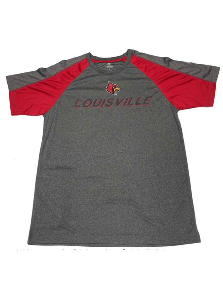 Louisville Cardinals Short Sleeve Polo Shirt Men's Large White  Champion