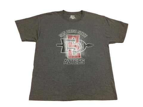 Shop San Diego State Aztecs Gear for Sports Charcoal Gray SS Crew Neck T-Shirt (L) - Sporting Up