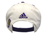 Orlando City SC Adidas Purple Large Logo Structured Snapback Flat Bill Hat Cap - Sporting Up