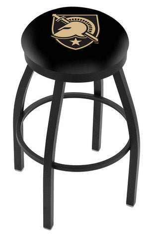 Army Black Knights HBS Black Swivel Bar Stool with Cushion - Sporting Up