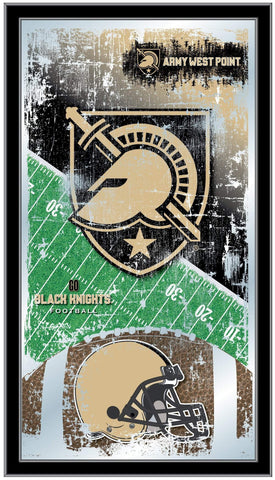 Army Black Knights HBS Football Framed Hanging Glass Wall Mirror (26"x15") - Sporting Up