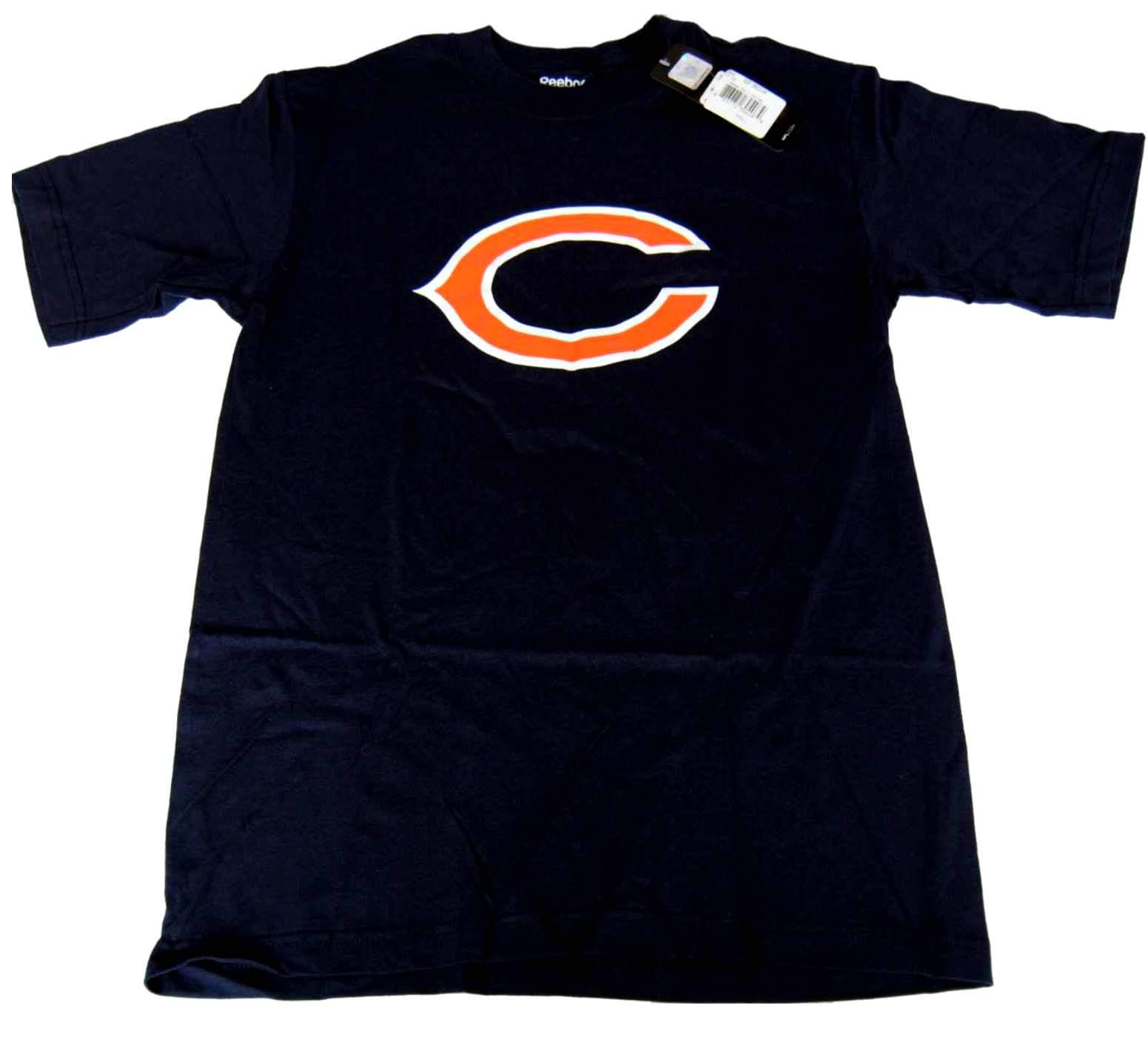 Chicago Bears Reebok Navy 'C' Logo Short Sleeve T-Shirt (S