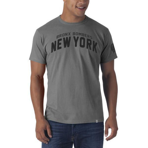 Shop New York Yankees 47 Brand Cooperstown Gray "Bronx Bombers" Fieldhouse T-Shirt - Sporting Up