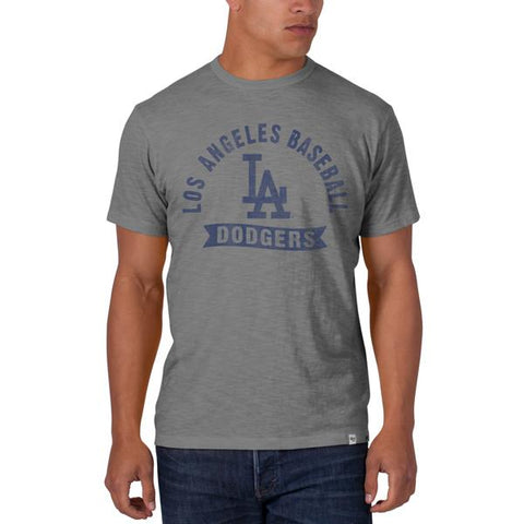 Los Angeles Dodgers 47 Brand Cooperstown Gray Vintage Scrum T