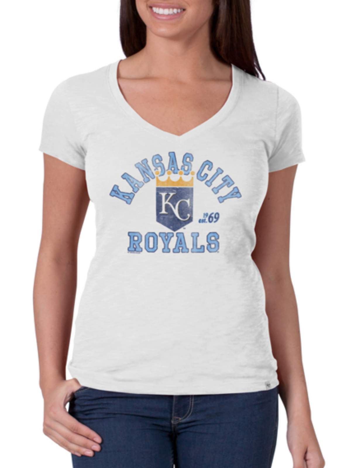 Tops, Kc Royals Womens Vneck Tee