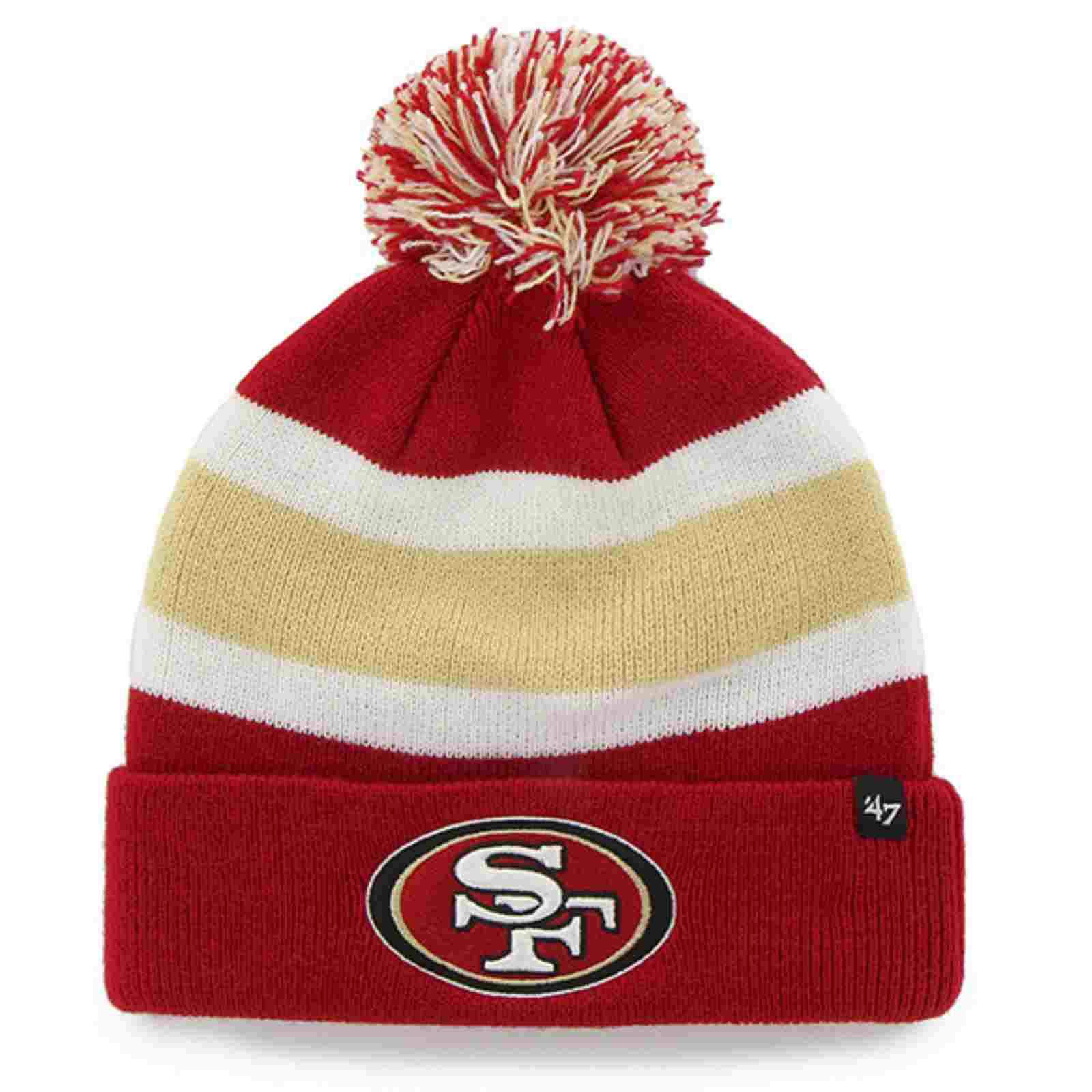 San Francisco 49ers '47 Cuffed Pom Beanie - Sports Addict