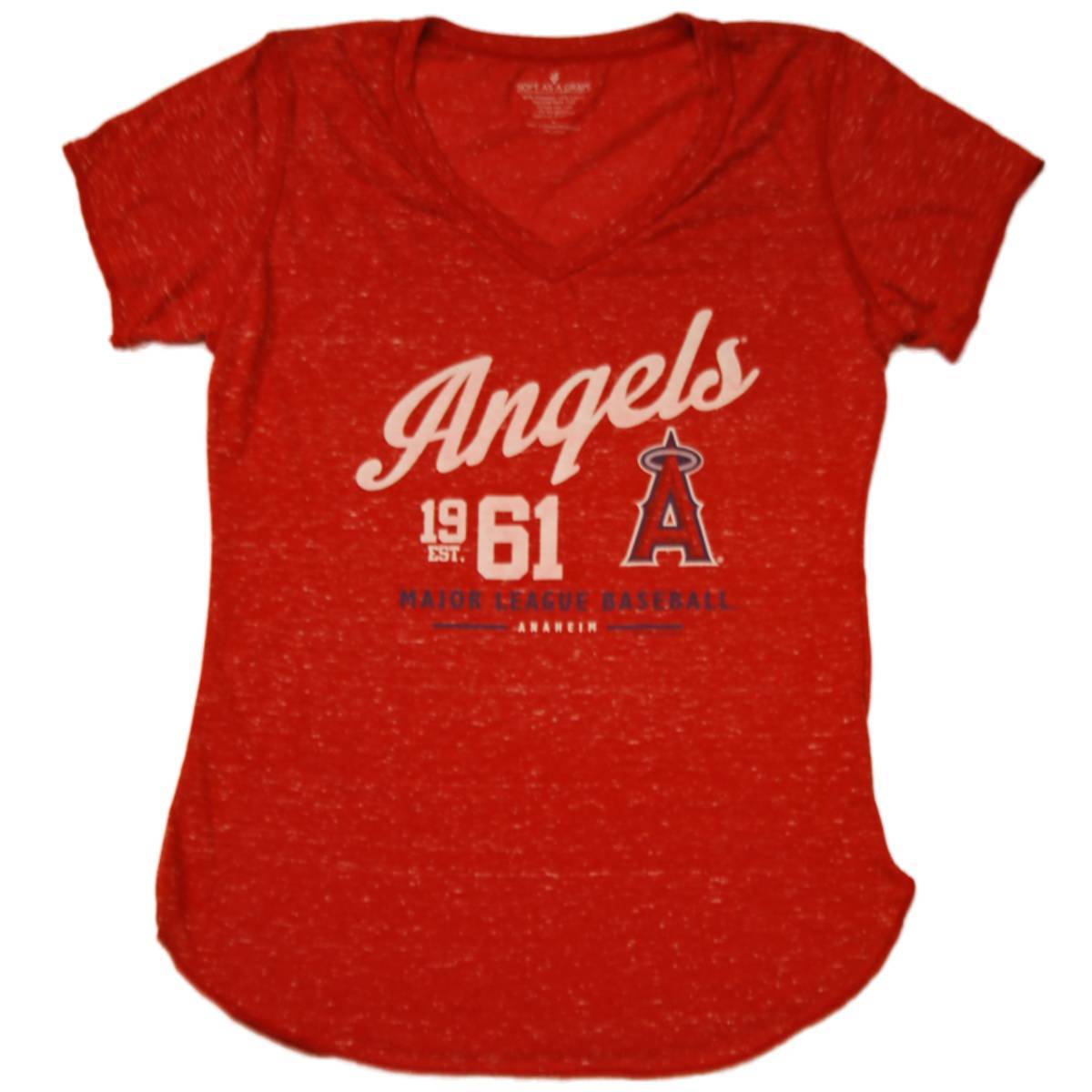 San Francisco 49ers '47 Women's Phoenix V-Neck T-Shirt - Scarlet