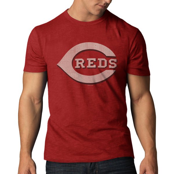 Cincinnati Reds 47 Brand Rescue Red Soft Cotton Scrum T-Shirt