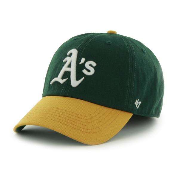 47 Oakland Athletics Green Home Franchise Fitted Hat Size: Large