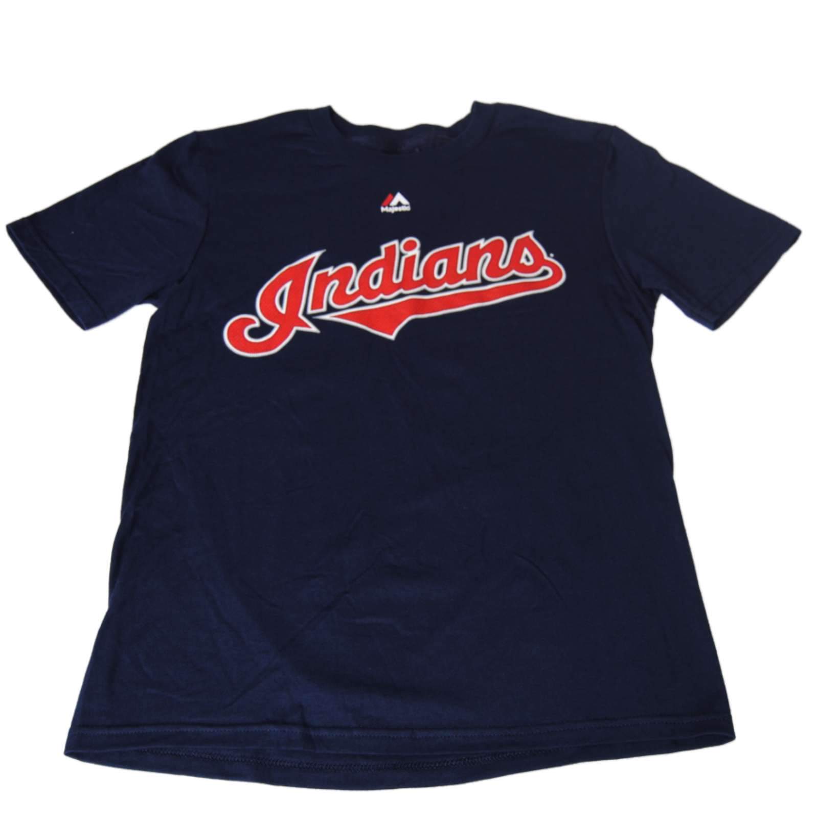 Cleveland Indians Majestic Youth Navy Nick Swisher #33 Cotton