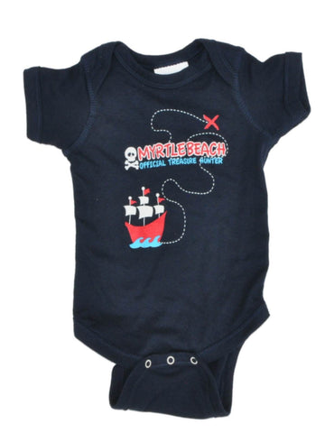 Myrtle Beach Official Treasure Hunter SAAG Baby Infant One Piece Outfit - Sporting Up