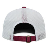 Oklahoma Sooners TOW Women Dark Red White Satina Mesh Adjustable Strap Hat Cap - Sporting Up