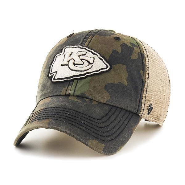 47 Kansas City Chiefs Camo Clean Up Adjustable Hat - Green