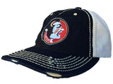 Florida State Seminoles Retro Brand Black Beige Stitched Worn Snapback Hat Cap - Sporting Up
