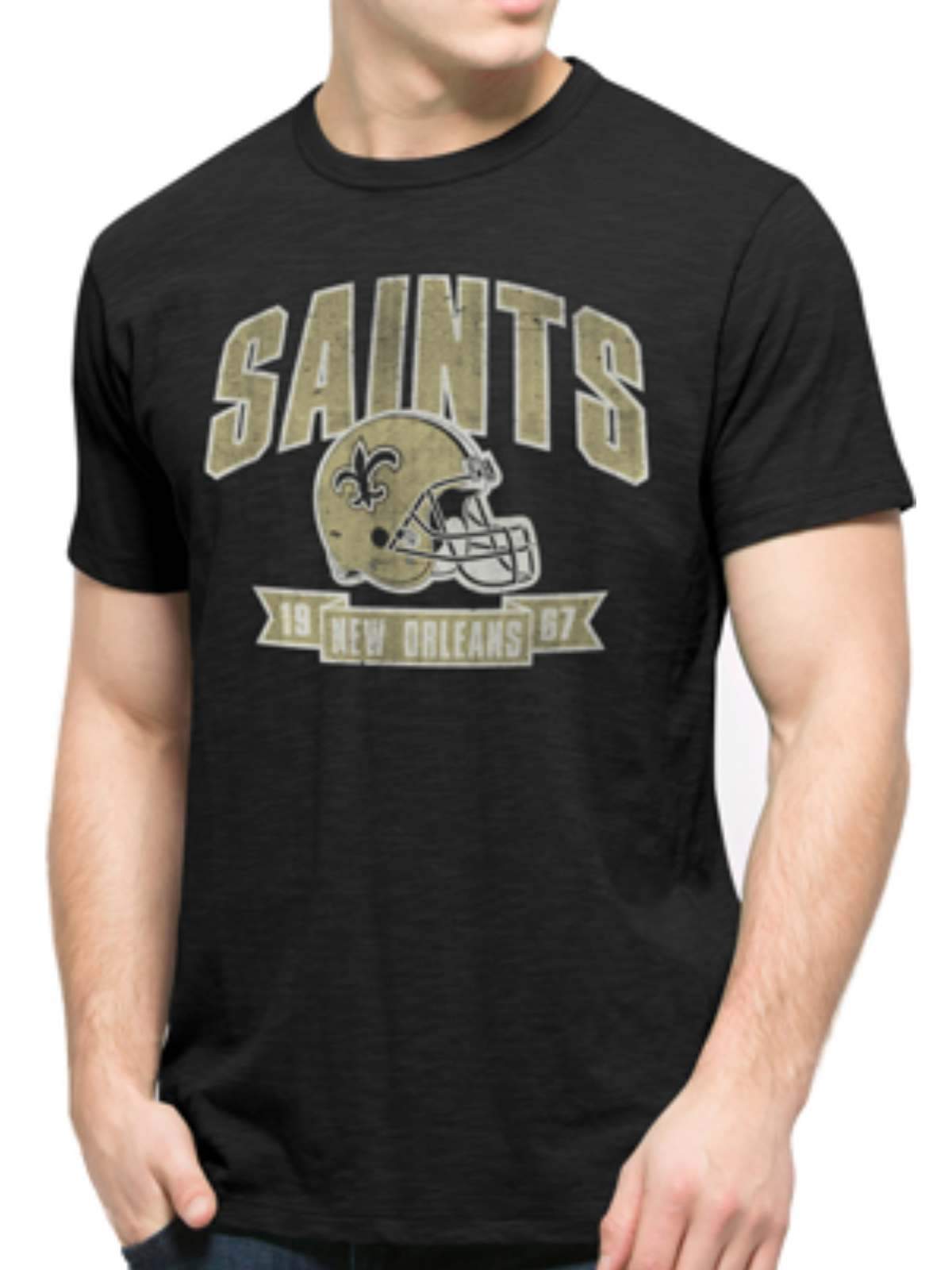 New Orleans Saints 47 Brand Sir Saint Scrum T-Shirt - Black — Bengals &  Bandits