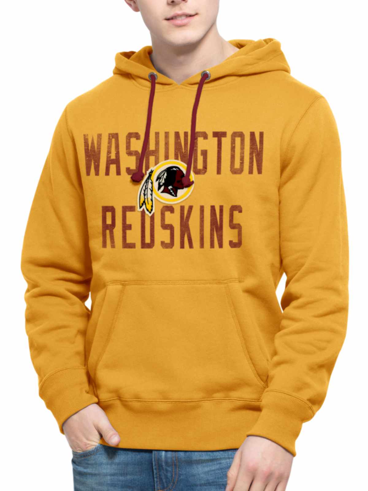 Washington Redskins Hoodies - Pullover Yellow Hoodie