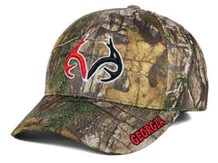 Georgia Bulldogs TOW Realtree Xtra Camo Brand 1 Antler Memory Flexfit Hat  Cap