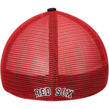 Boston Red Sox 47 Brand Navy Red Taylor Closer Mesh Stretch Fit Slouch Hat Cap - Sporting Up