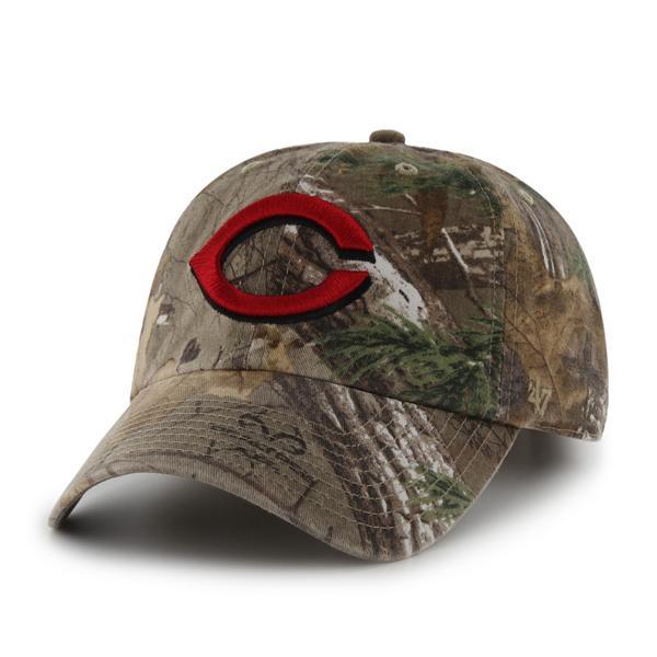 Cincinnati Reds '47 Clean Up Adjustable Hat - Camo