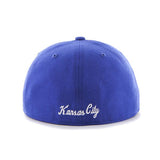 Kansas City Athletics 47 Brand Blue Cooperstown Hole Shot Fitted Hat Cap - Sporting Up