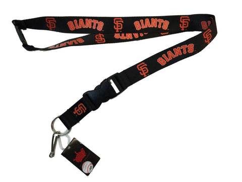 MLB San Francisco Giants Breakaway Lanyard Keychain (Orange Color)