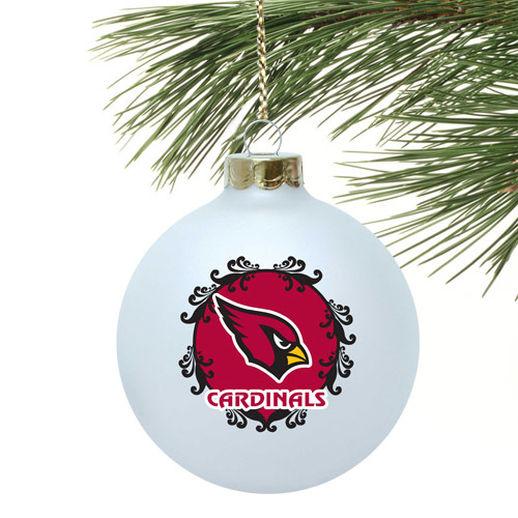 Arizona Cardinals NFL Football Old World Christmas Glass Ornament