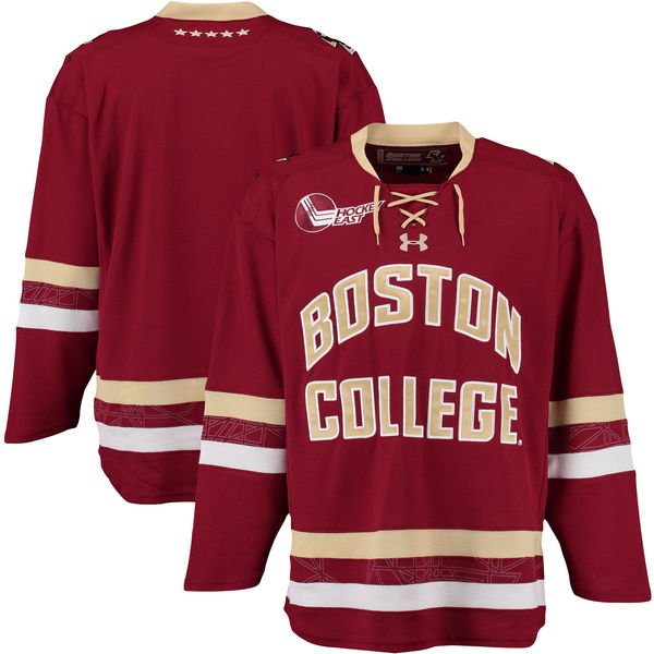 Boston College's New Under Armour Home Hockey Jersey - BC Interruption