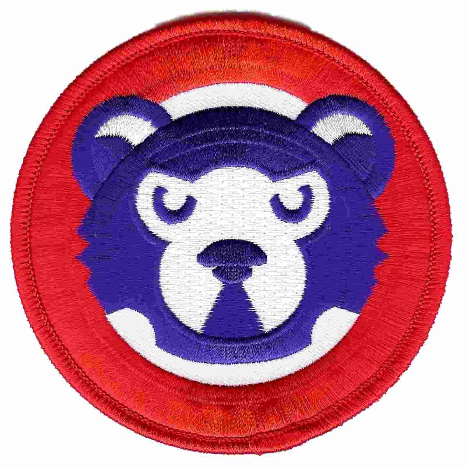 Chicago Cubs Emblem Source Retro 1980s Bear Face Jersey Sleeve Collector  Patch