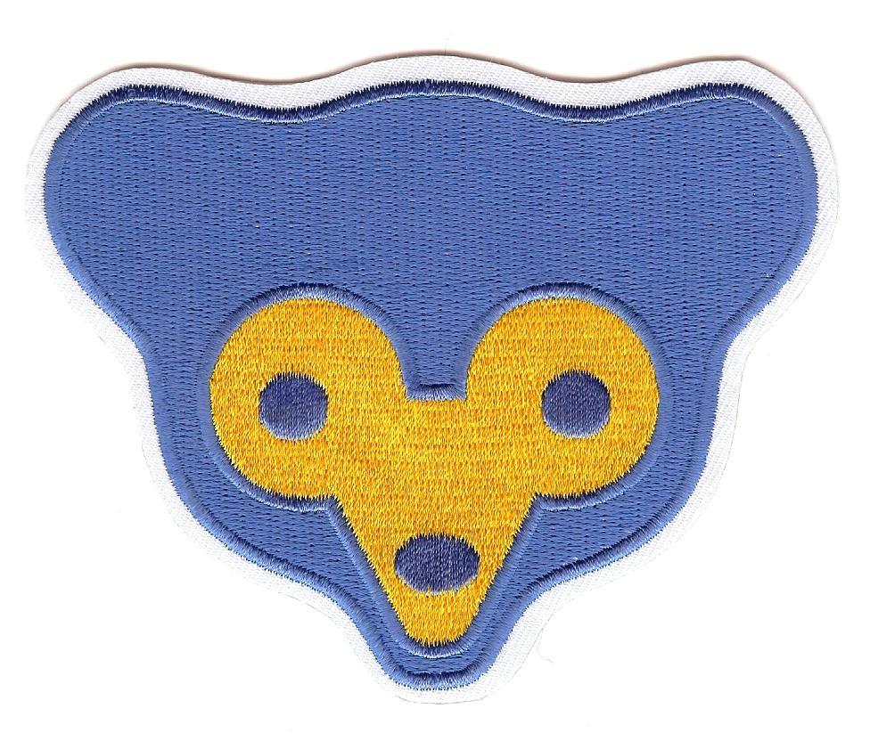 Chicago Cubs Emblem Source Retro 1960s Bear Face Jersey Sleeve