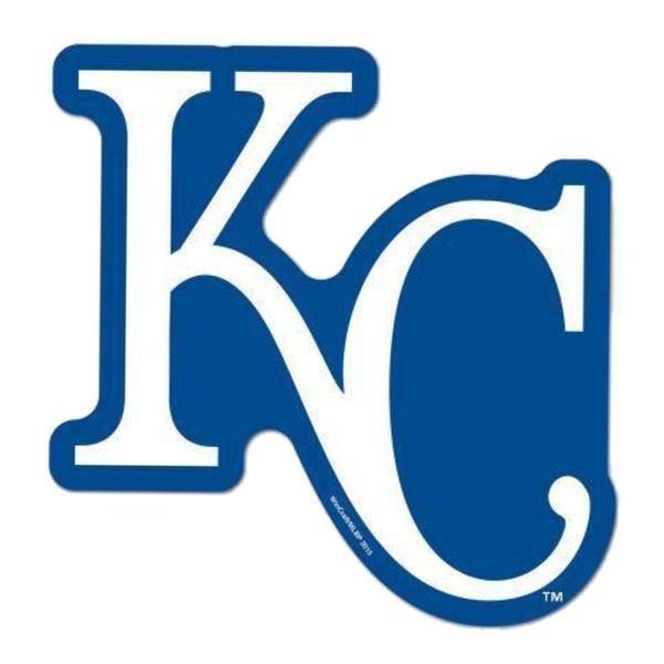 Kansas City Royals MLB WinCraft Blue White Logo on the Gogo Car Grille ...