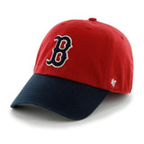 Boston Red Sox 47 Brand Red Navy Road Franchise Fitted Slouch Hat Cap - Sporting Up