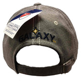 Los Angeles Galaxy Adidas Gray Adj Relaxed Slouch Strapback Baseball Hat Cap - Sporting Up