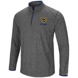 West Virginia Mountaineers Colosseum Gray Diemert 1/4 Zip LS Windshirt - Sporting Up