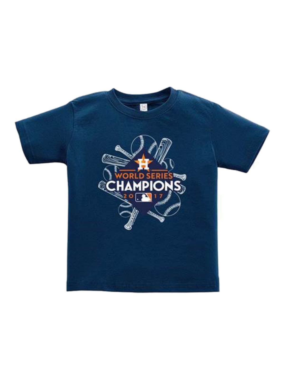 Houston Astros 2017 World Series Champions TODDLER Kid's Navy T-Shirt