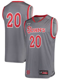 St. Johns Red Storm Under Armour Basketball Replica #20 Gray Jersey - Sporting Up