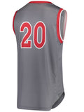 St. Johns Red Storm Under Armour Basketball Replica #20 Gray Jersey - Sporting Up